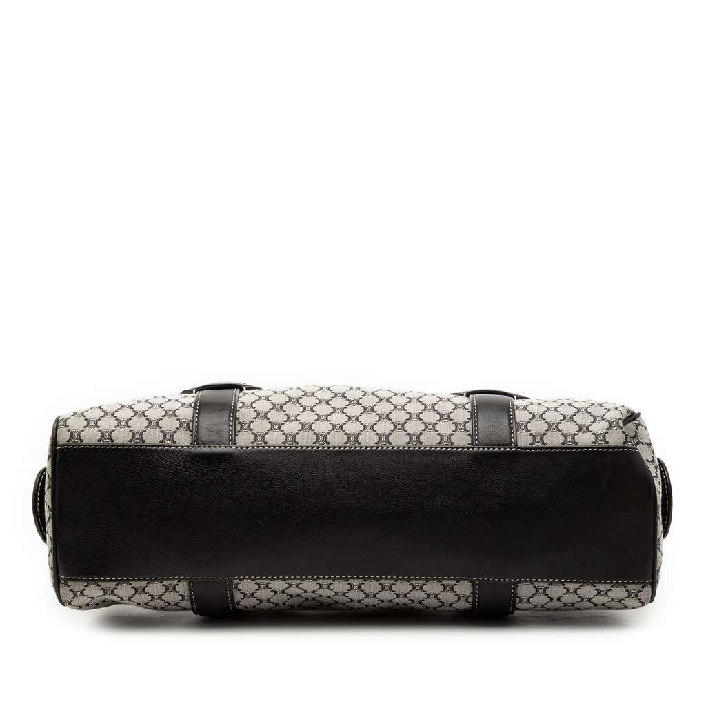 Celine Macadam Canvas Shoulder Bag Grey Canvas Good condition - Inside View