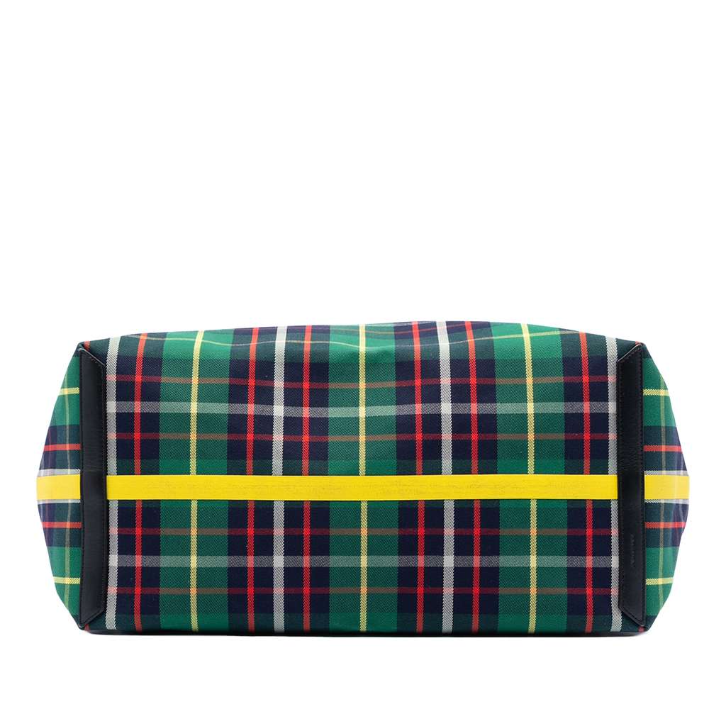 Burberry House Check Canvas The Giant Reversible Tote Green Canvas Good condition - Inside View