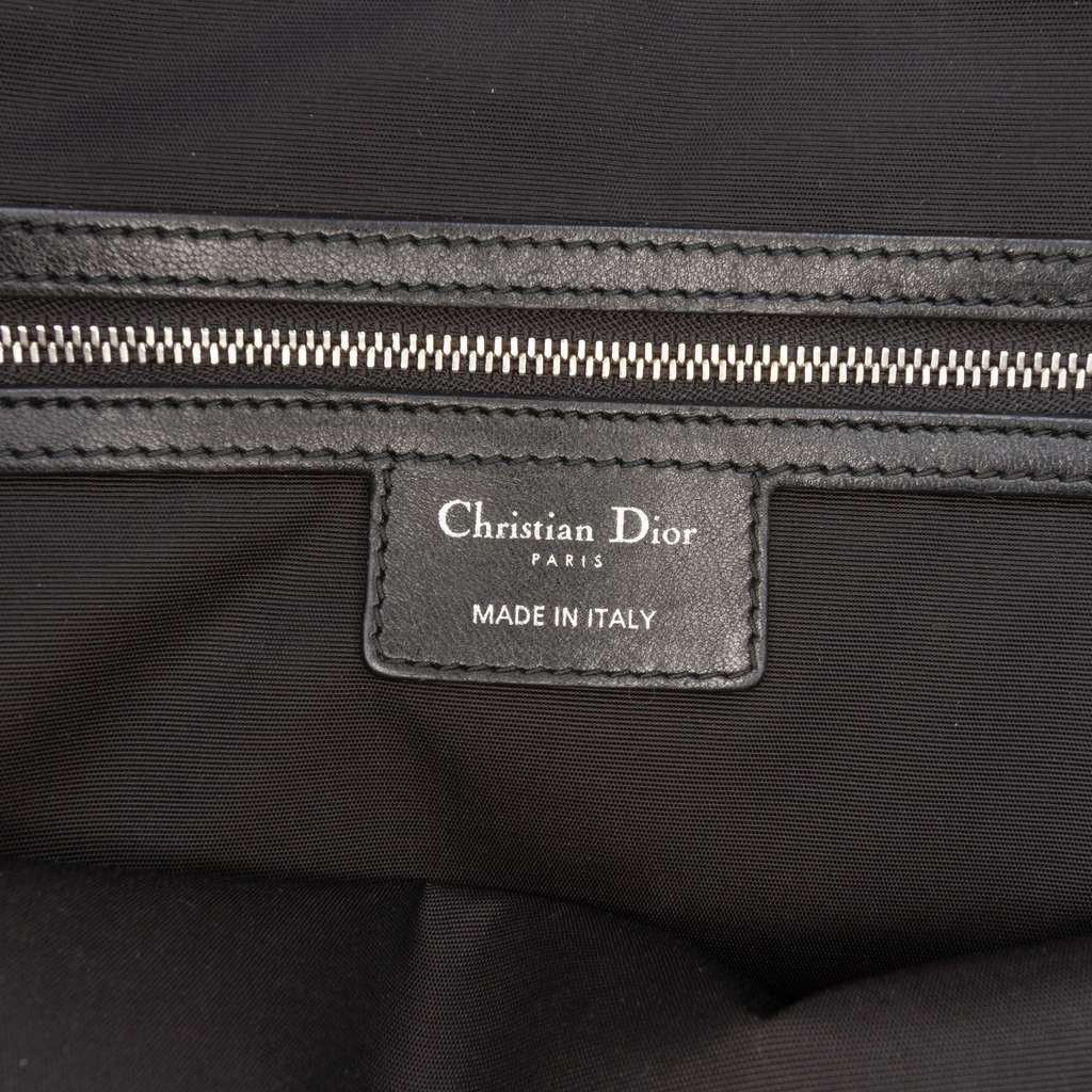 Dior Small Lambskin Macrocannage Lady Dior Soft Zipped Shopping Tote Black Leather Good condition - Box View