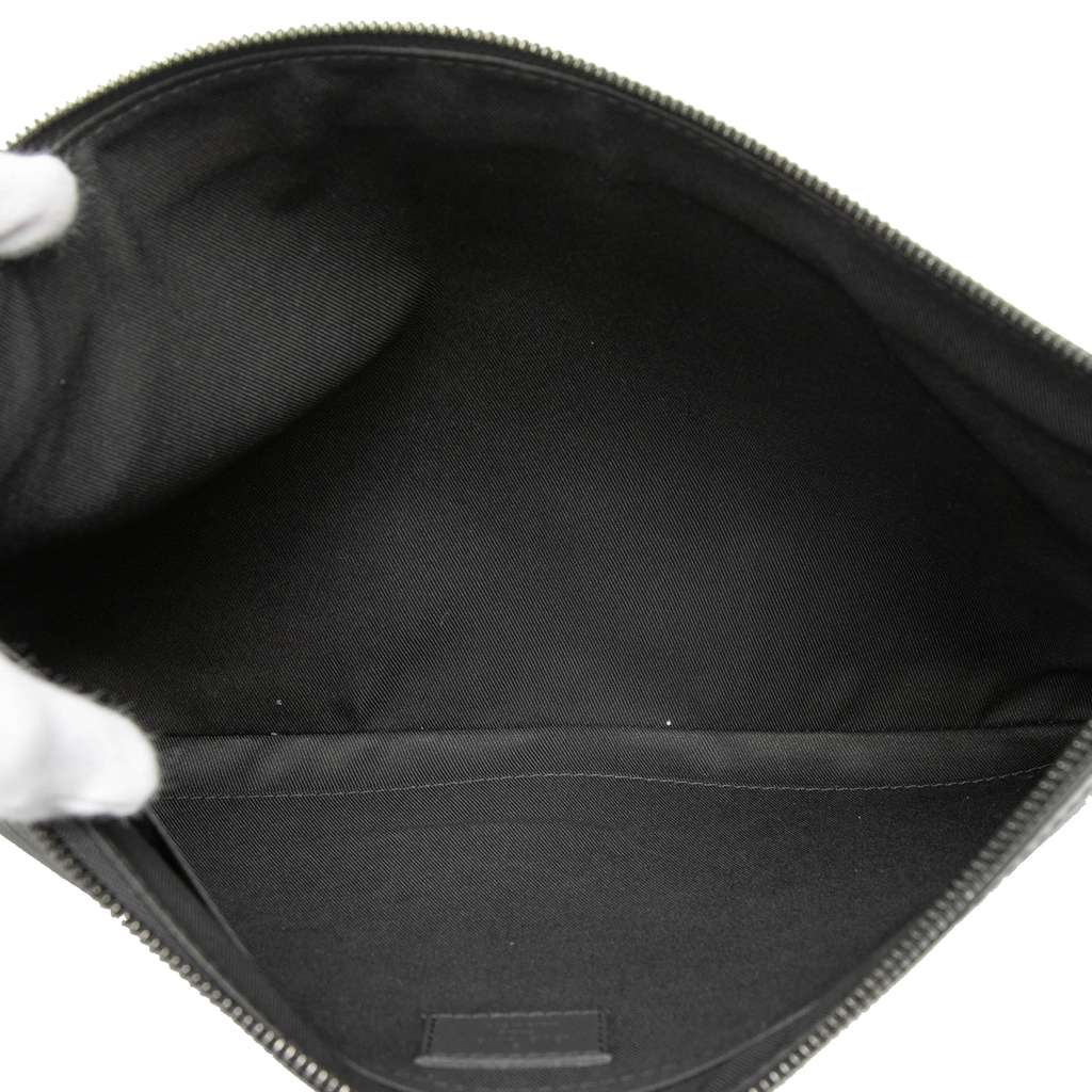 Louis Vuitton Monogram Shadow Discovery Pochette Black Leather Good condition - Model View