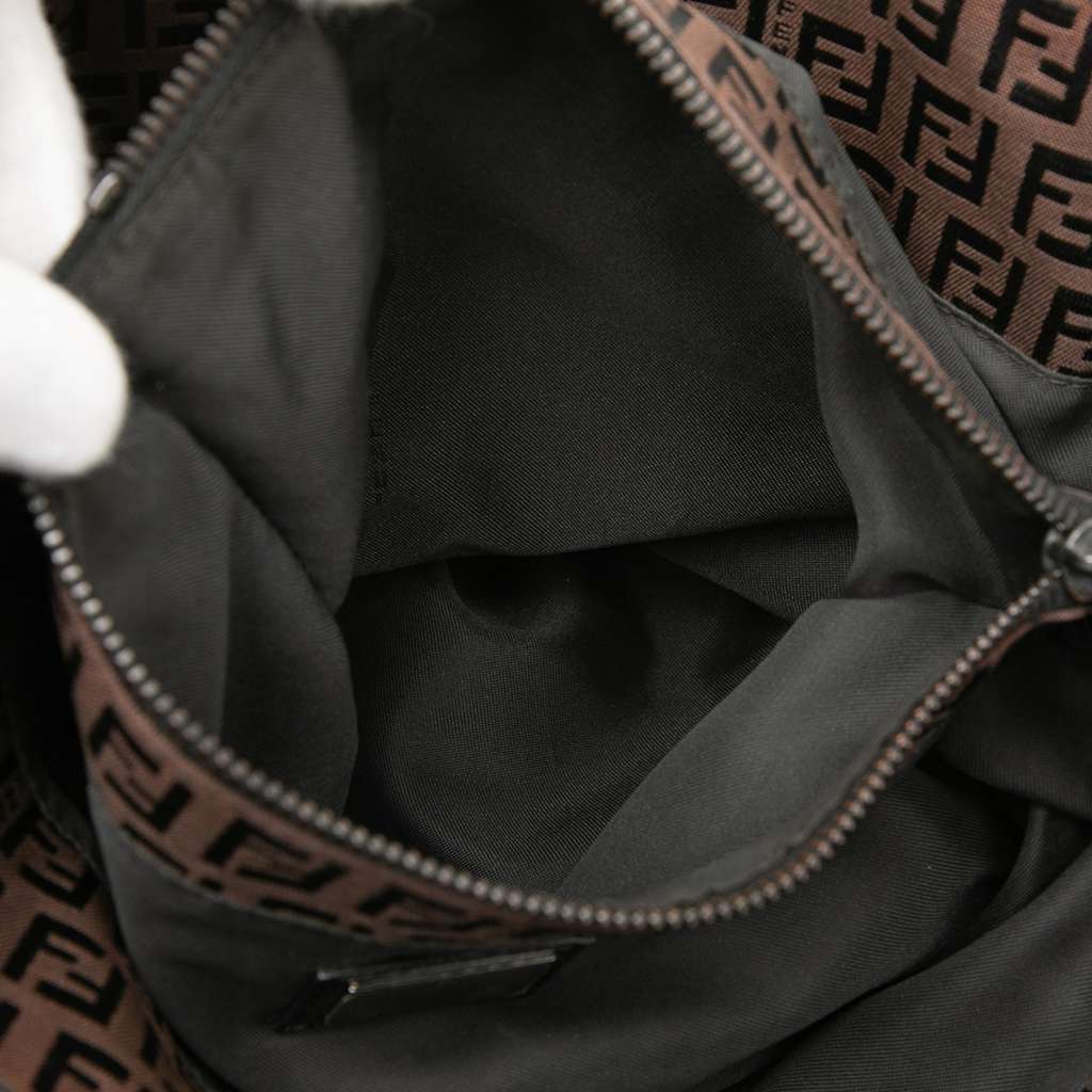 Fendi Zucchino Canvas Tote Brown Canvas Good condition - Model View