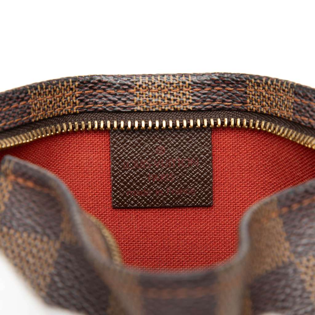 Louis Vuitton Damier Ebene Trousse Pochette Brown Good condition - Box View