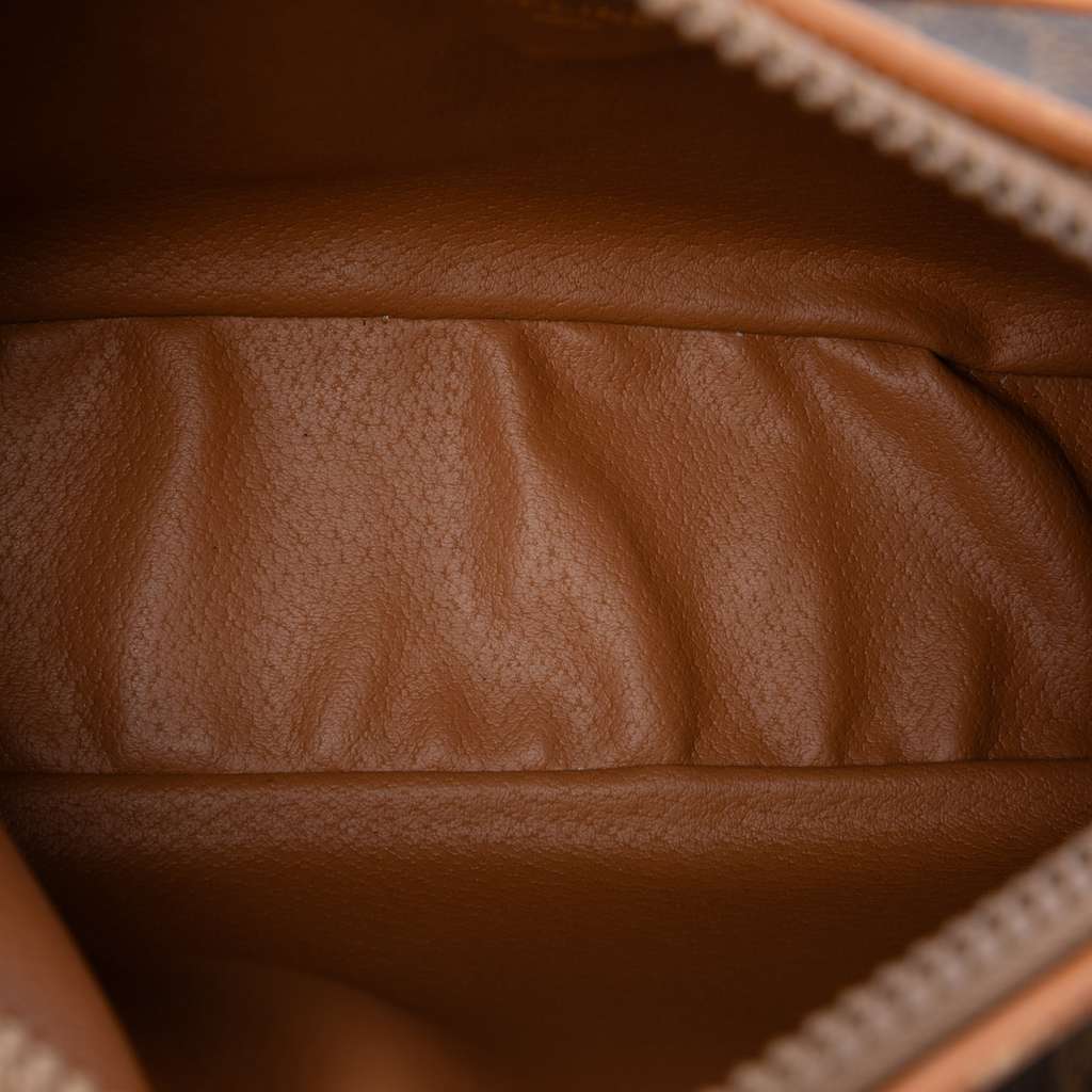 Celine Macadam Coated Canvas Crossbody Brown Canvas Good condition - Model View