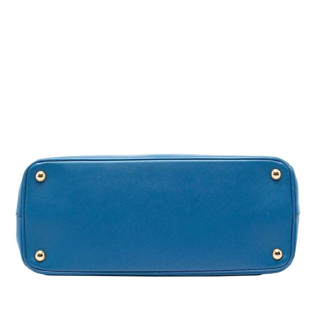 Prada Saffiano Lux Parabole Tote Blue Leather Very good - Inside View