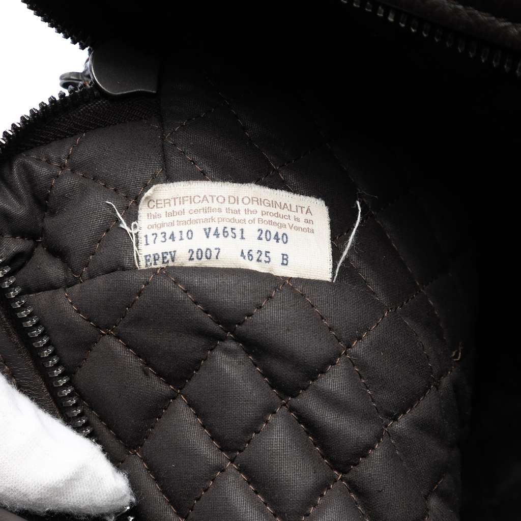 Bottega Veneta Nappa Intrecciato Business Bag Brown Leather Good condition - Box View