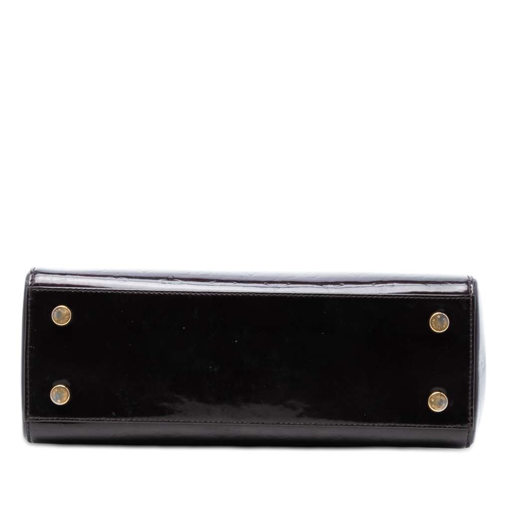 Louis Vuitton Monogram Vernis Brea MM Purple Leather Good condition - Inside View