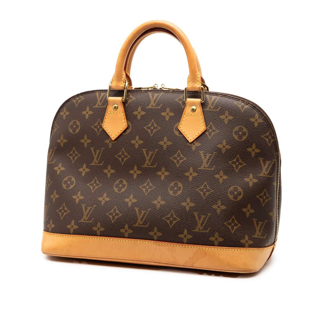 Louis Vuitton Monogram Alma PM Brown Good condition - Back View