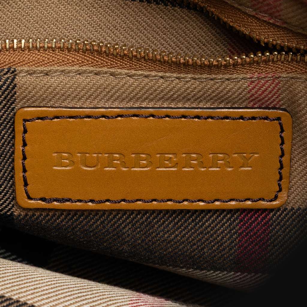 Burberry Leather Salisbury Belted Tote Brown Leather Good condition - Box View