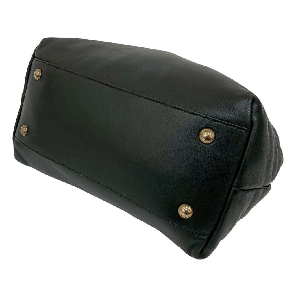 Salvatore Ferragamo Leather Vara Bow Shoulder Bag Black Leather Good condition - Model View