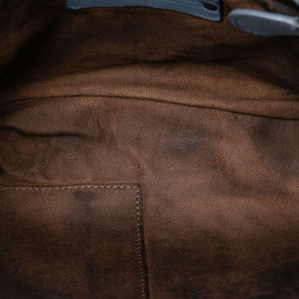 Bottega Veneta Nappa Intrecciato Nodini Crossbody Blue Leather Good condition - Model View