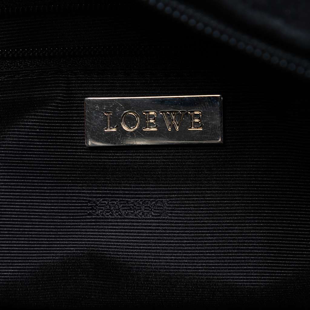 Loewe Suede Amazona 28 Black Leather Good condition - Box View