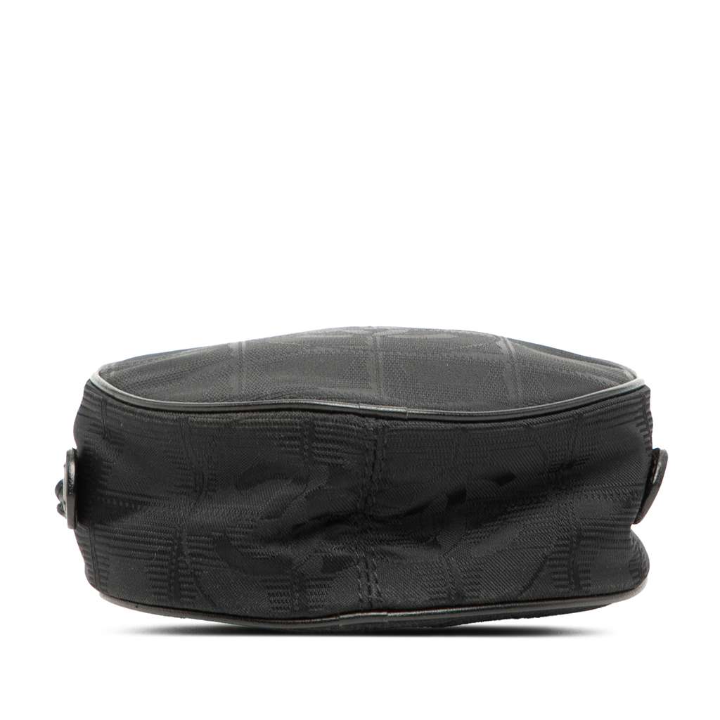 Chanel New Travel Line Nylon Wristlet Pouch Black Good condition - Inside View