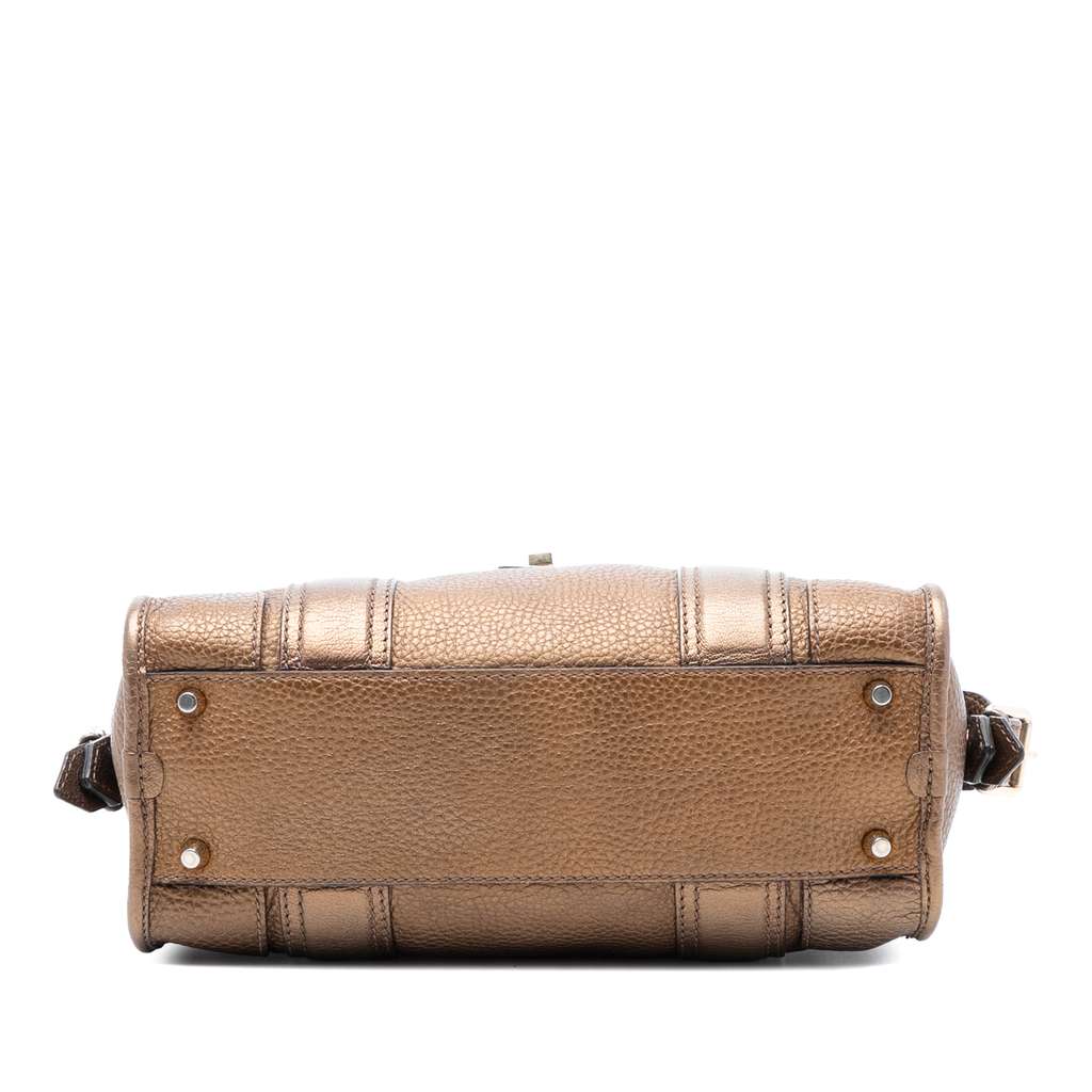 Burberry Leather Top Handle Bag Brown Leather Good condition - Inside View