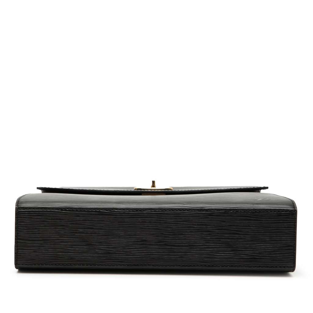 Louis Vuitton Epi Malesherbes Black Leather Good condition - Inside View