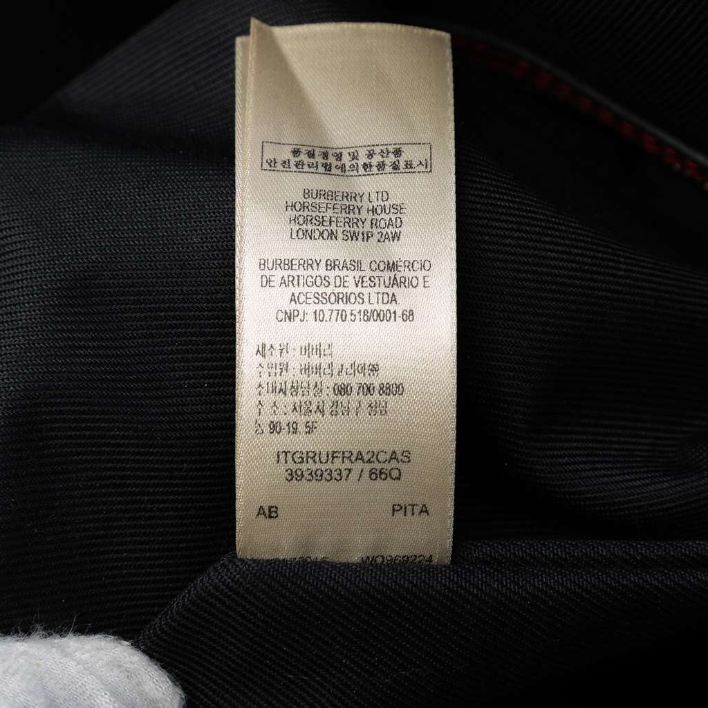 Burberry Small Haymarket Check Coated Canvas Orchard Bowling Bag Brown Canvas Good condition - Box View