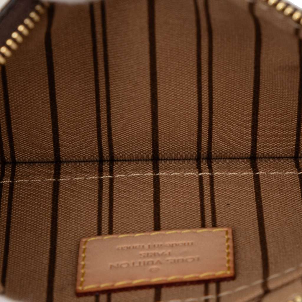Louis Vuitton Monogram Neverfull PM Pouch Brown Good condition - Model View