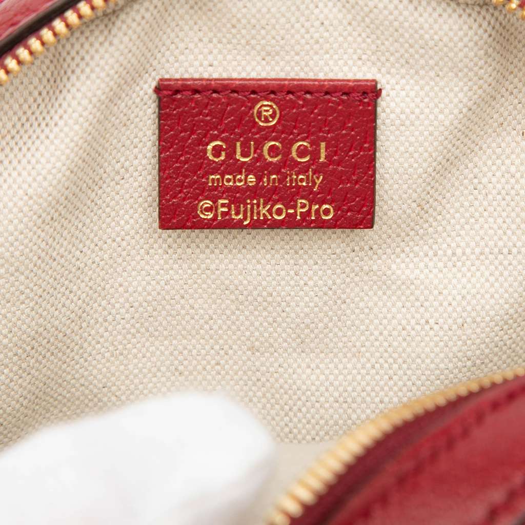 Gucci Micro GG Supreme Doraemon Round Crossbody Brown Canvas Good condition - Box View