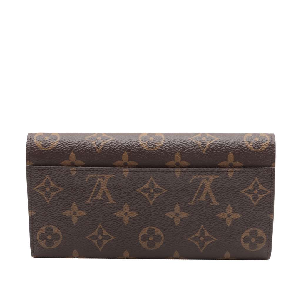 Louis Vuitton Monogram Sarah Wallet Brown Good condition - Back View