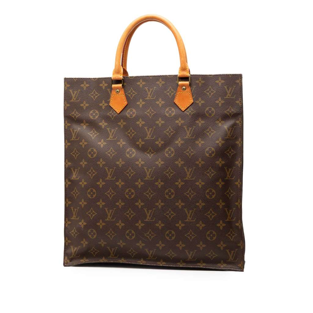 Louis Vuitton Monogram Sac Plat Brown Good condition - Back View