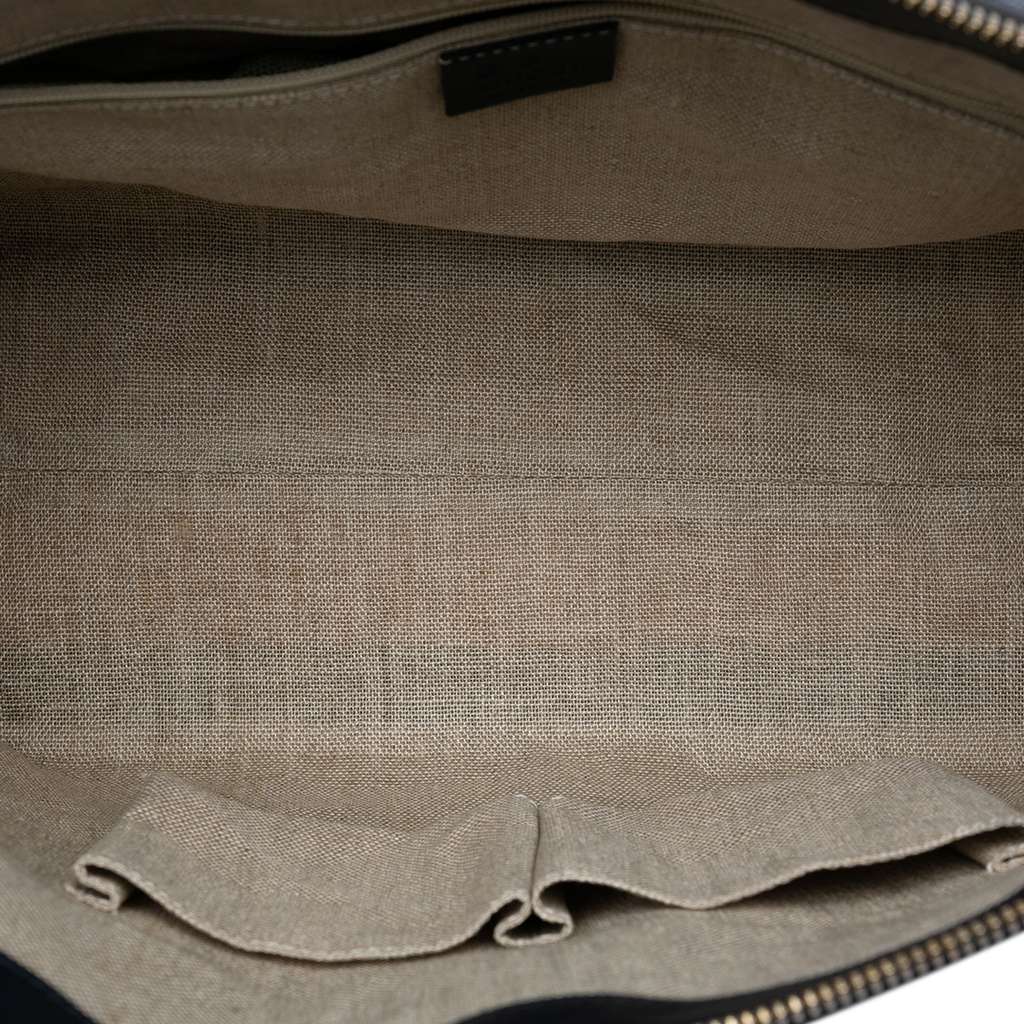 Gucci Large Microguccissima Dome Satchel Blue Leather Good condition - Model View