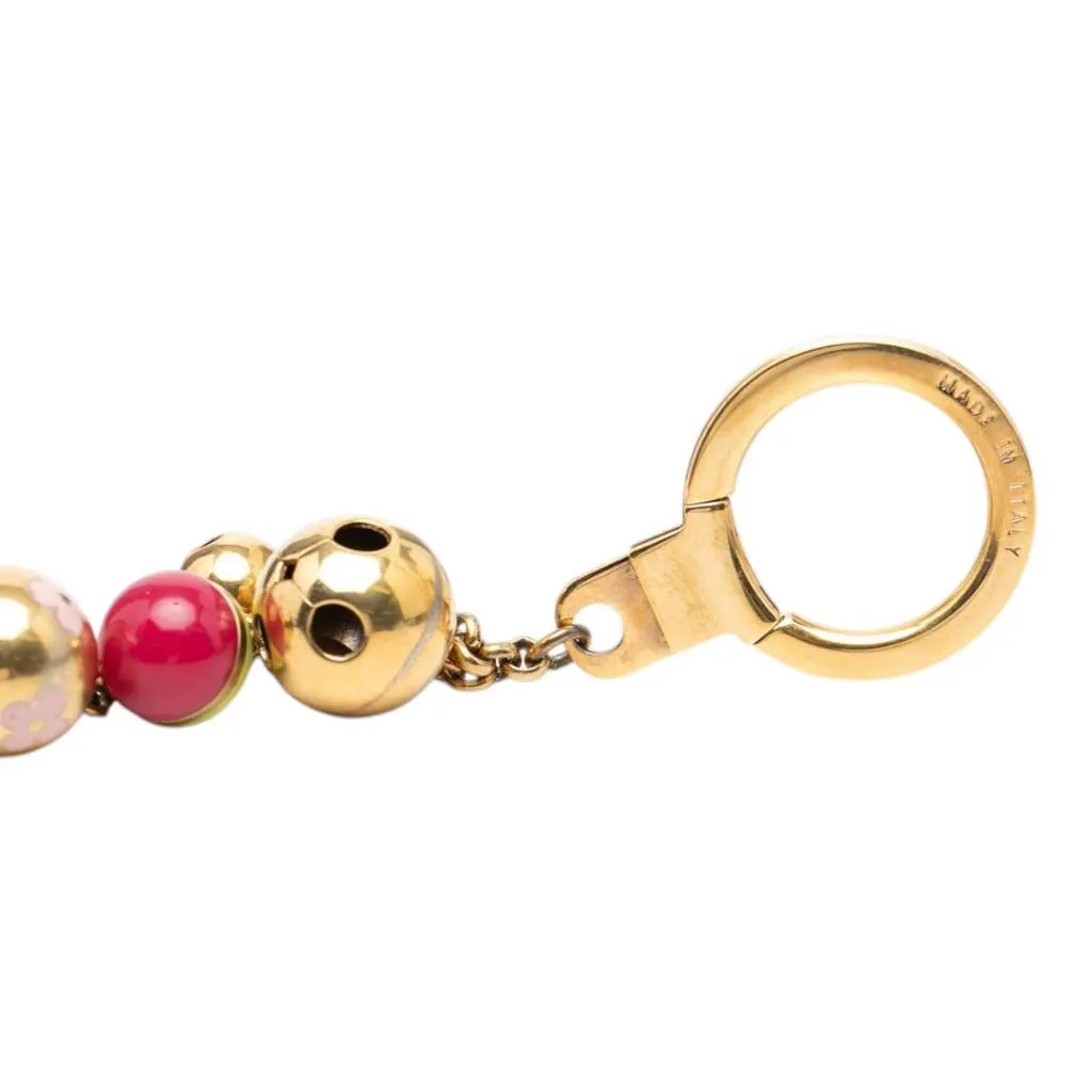Louis Vuitton Gold Plated Chaine Grelots Bag Charm Gold Metal Very good - Box View