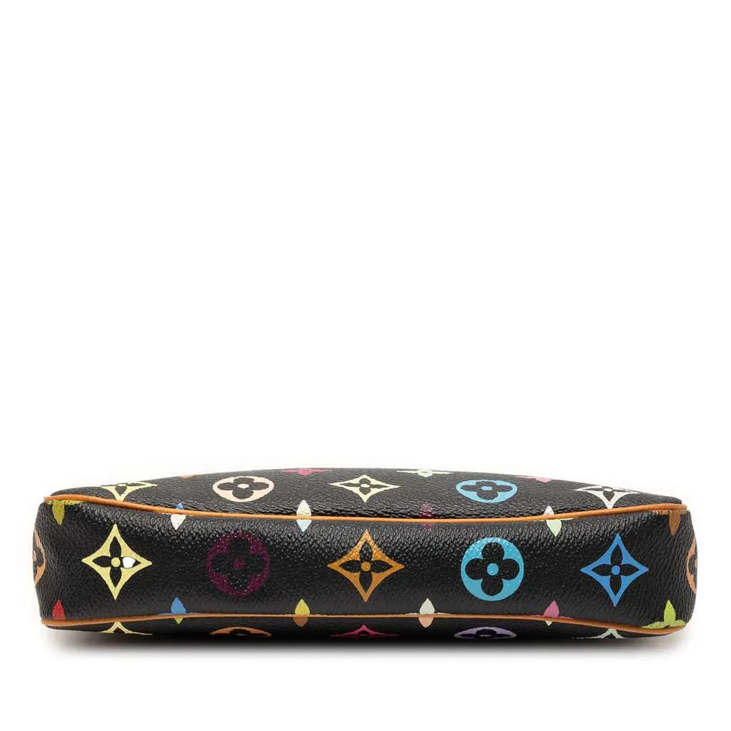 Louis Vuitton Monogram Multicolore Pochette Accessoires Black Very good - Inside View