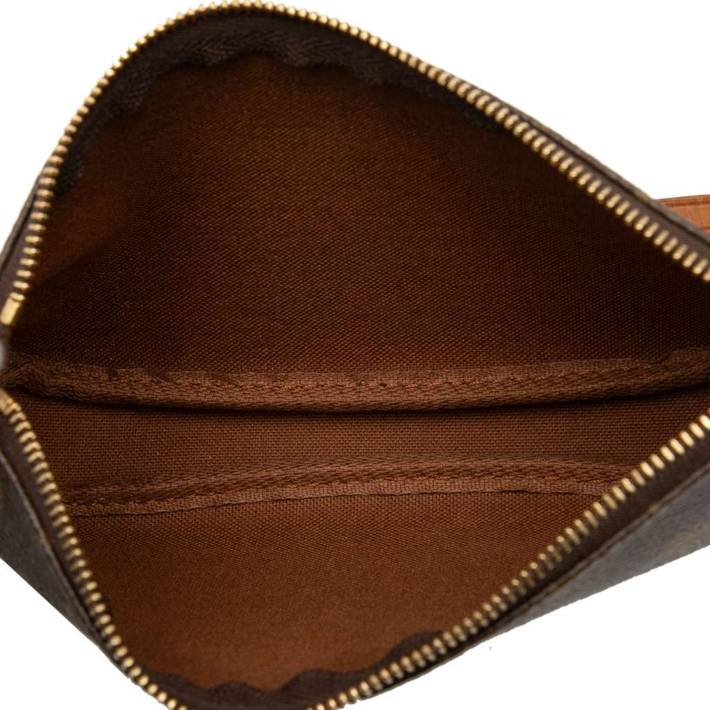 Louis Vuitton Monogram Mini Pochette Accessoires Brown Good condition - Model View