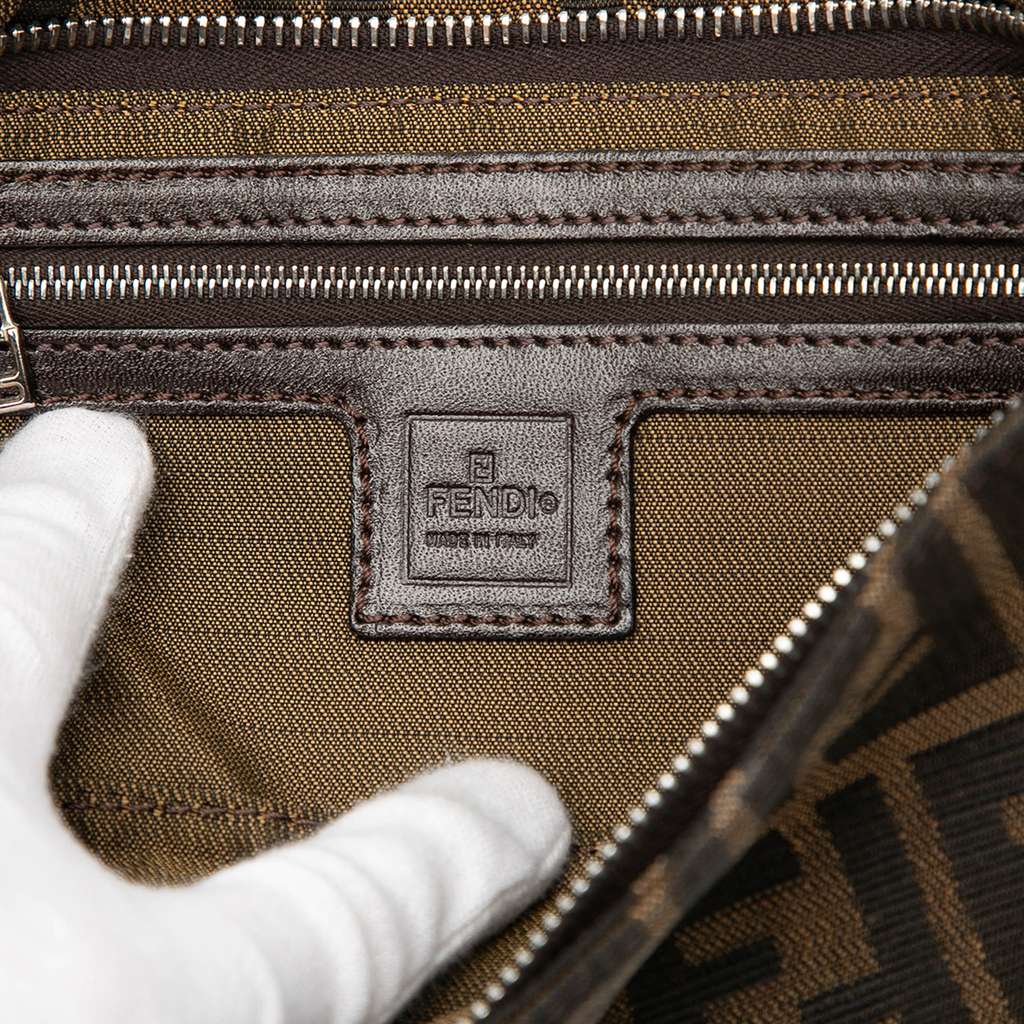 Fendi Zucca Canvas Crossbody Brown Canvas Good condition - Box View