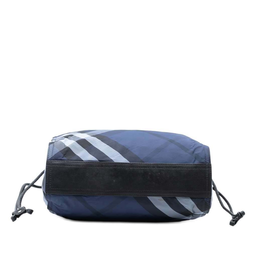 Burberry Supernova Check Nylon Buckleigh Tote Blue Good condition - Inside View