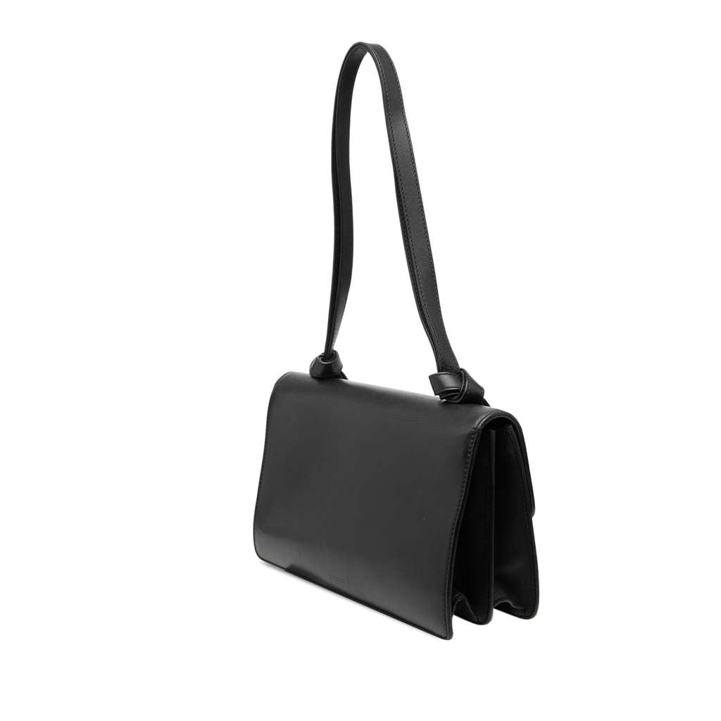 Gucci Calfskin Animalier Shoulder Bag Black Leather Good condition - Back View