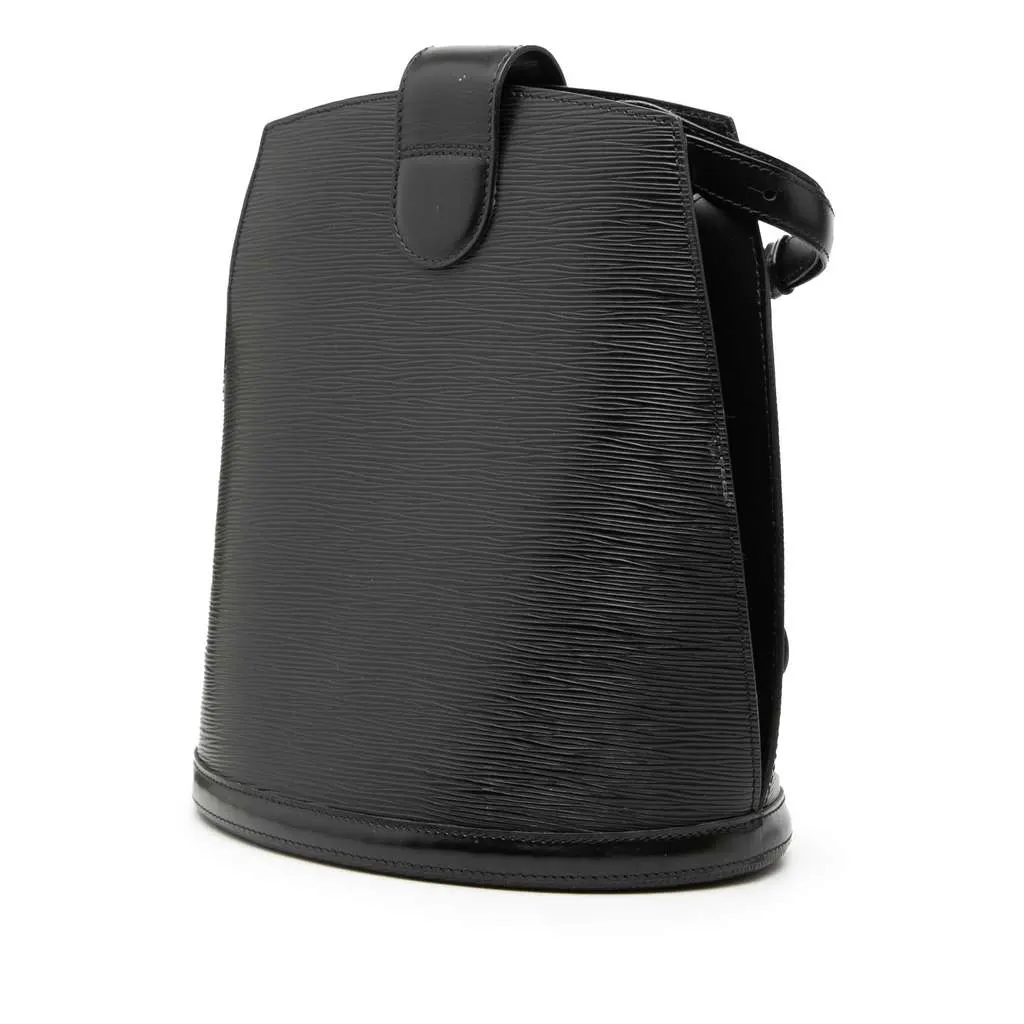 Louis Vuitton Epi Cluny Black Leather Good - Back View