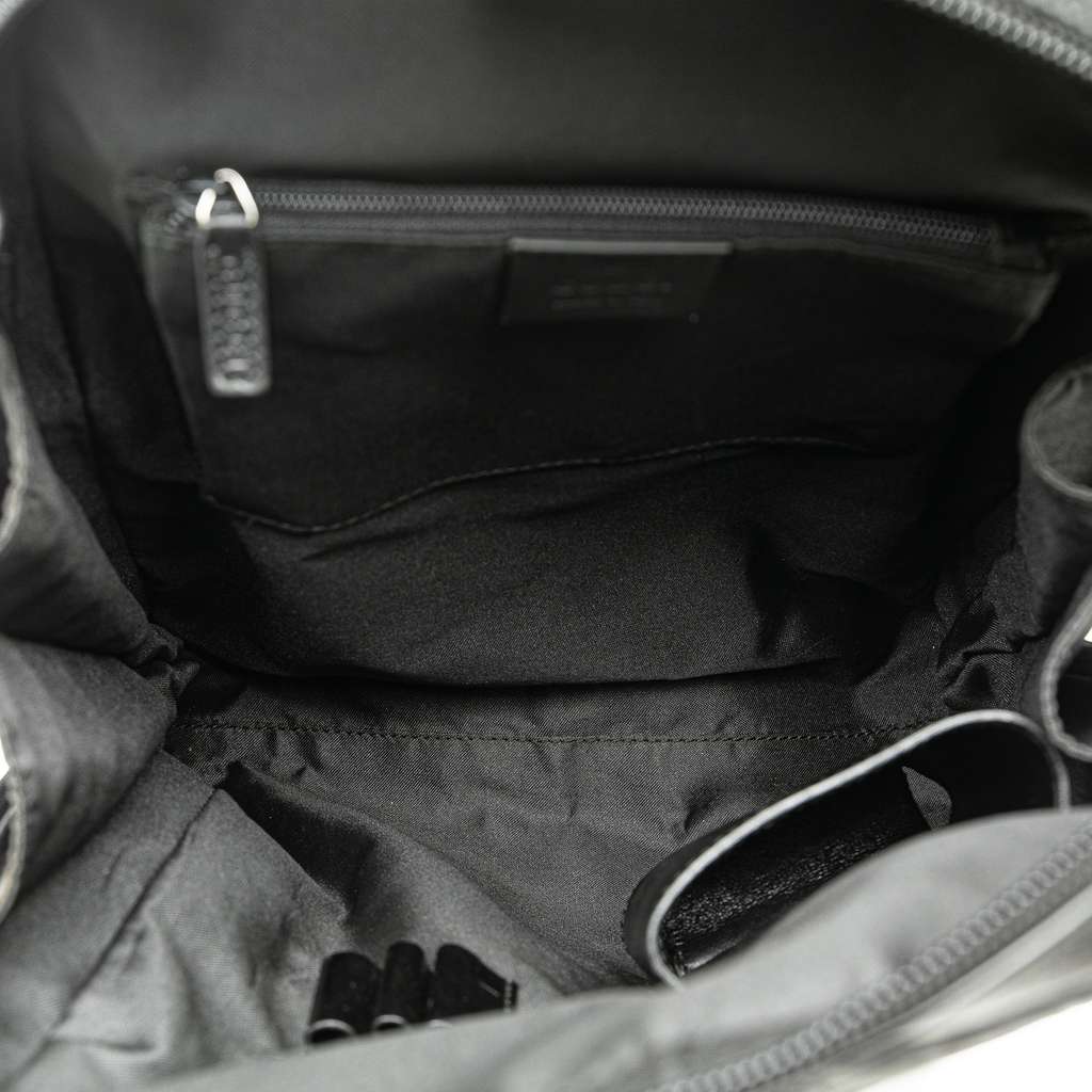 Gucci GG Nylon Sling Backpack Black Good condition - Model View