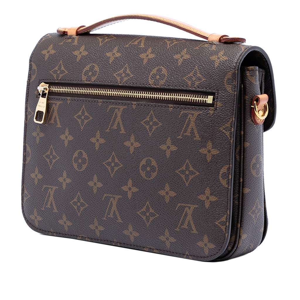 Louis Vuitton Monogram Pochette Metis Brown Good condition - Back View