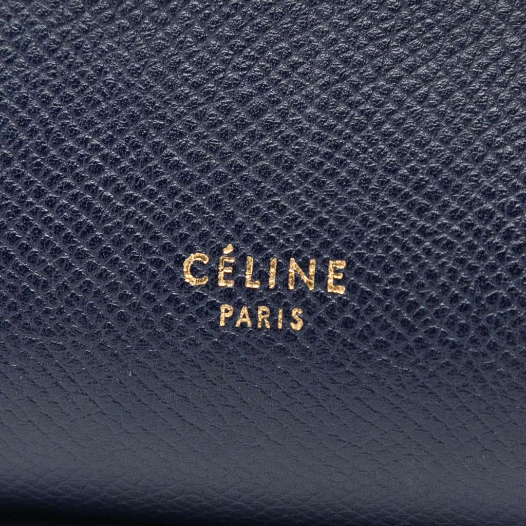 Celine Micro Grained Calfskin Belt Bag Black Leather Good condition - Box View