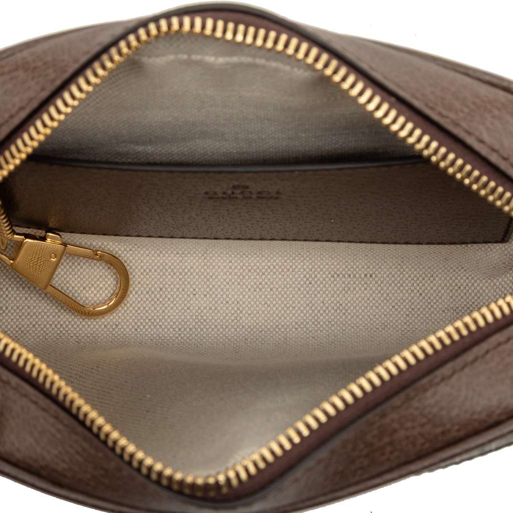Gucci Mini GG Supreme Web Ophidia Crossbody Brown Canvas Good condition - Model View