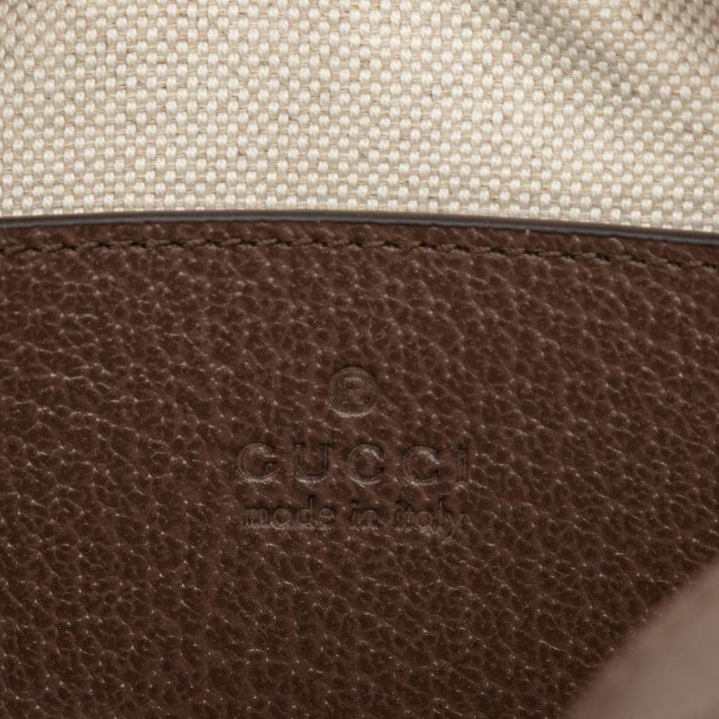 Gucci Mini GG Supreme Web Ophidia Crossbody Brown Canvas Good condition - Box View