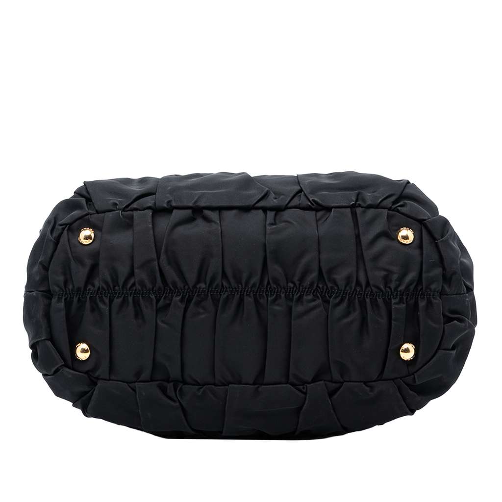 Prada Tessuto Gaufre Satchel Black Good condition - Inside View