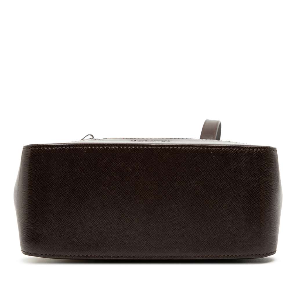 Burberry Haymarket Check Canvas Tote Brown Canvas Good condition - Inside View