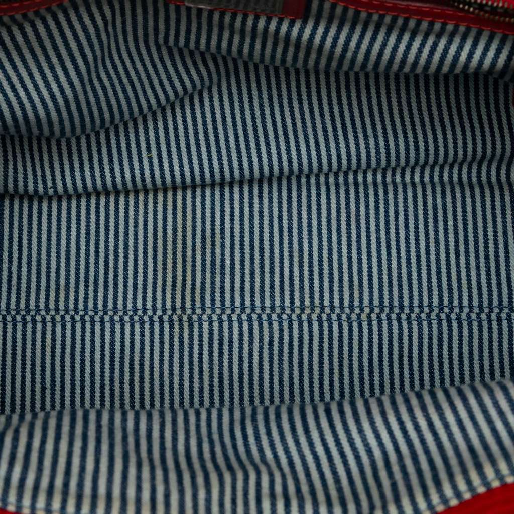 Fendi Denim Etniko Du Jour Handbag Blue Denim Good condition - Model View