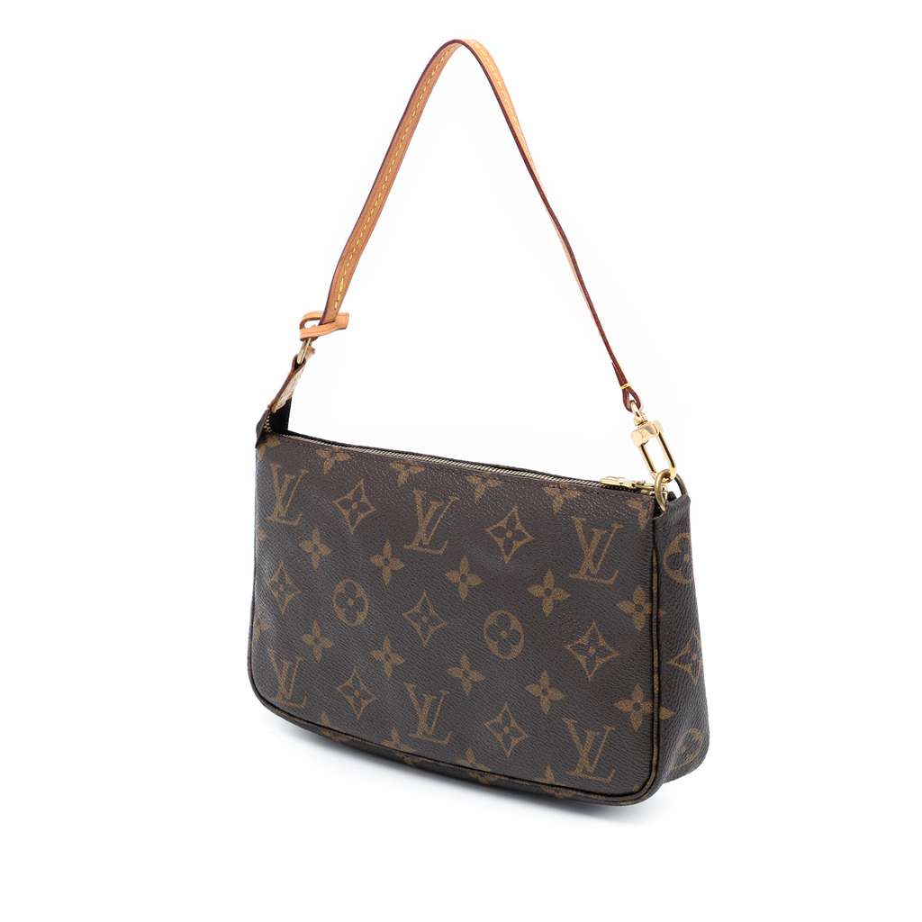 Louis Vuitton Monogram Pochette Accessoires Brown Good condition - Back View