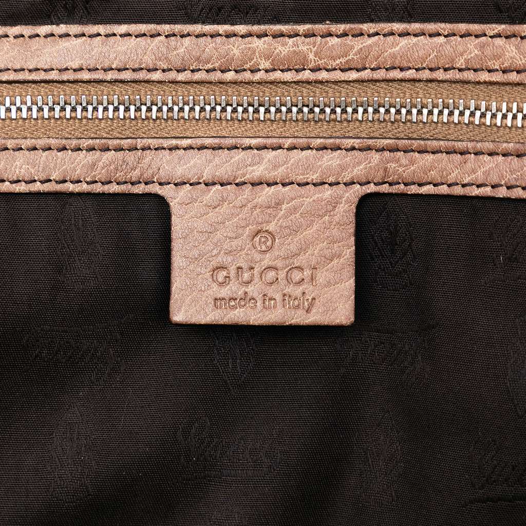 Gucci Medium GG Canvas Bamboo Bar Tote Brown Canvas Good condition - Box View