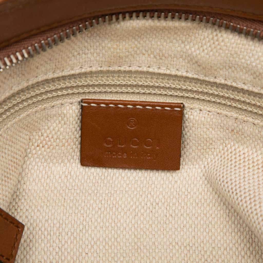 Gucci GG Canvas Web Crossbody Brown Canvas Good condition - Box View