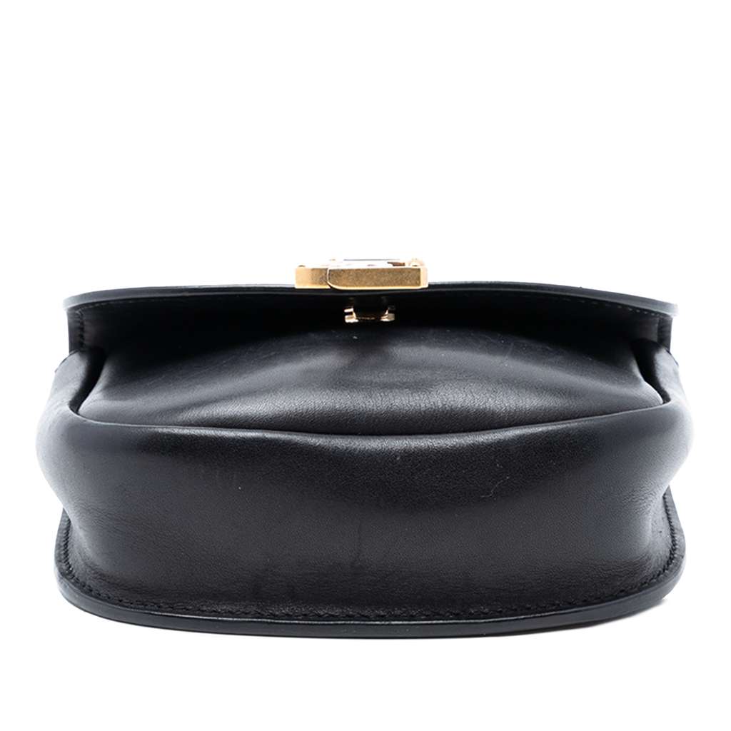 Saint Laurent Small Leather Monogram Kaia Crossbody Black Leather Good condition - Inside View