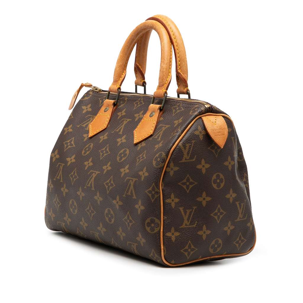 Louis Vuitton Monogram Speedy 25 Brown Fair condition - Back View