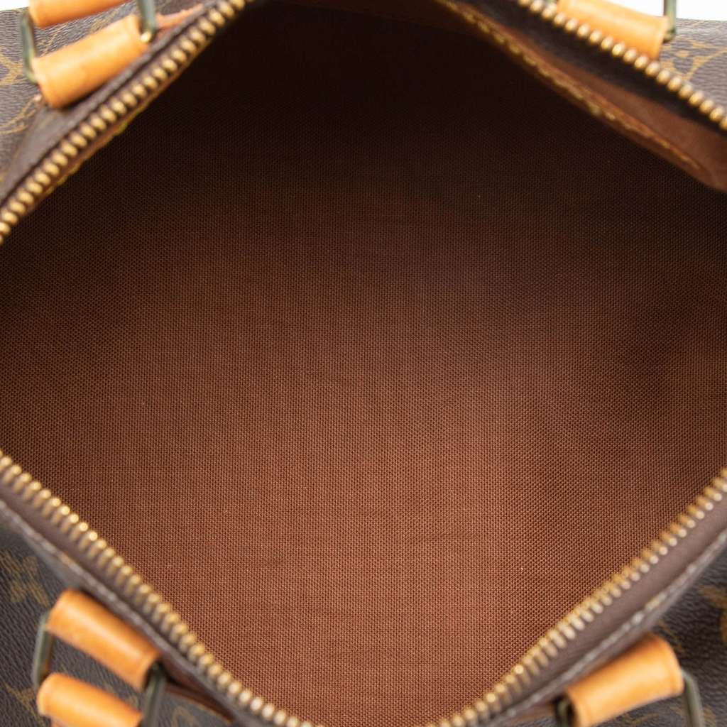 Louis Vuitton Monogram Speedy 25 Brown Fair condition - Model View