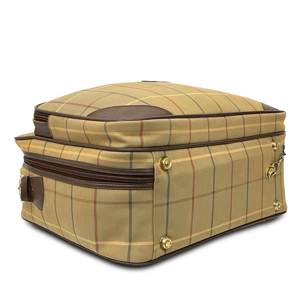 Burberry Vintage Check Canvas Business Bag Brown Canvas Good condition - Inside View