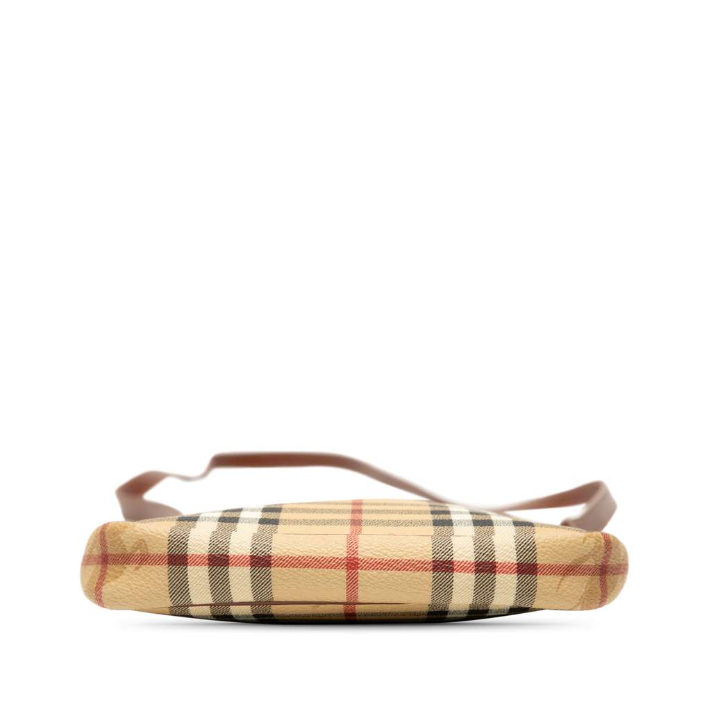 Burberry Haymarket Check Coated Canvas Crossbody Beige Good condition - Inside View