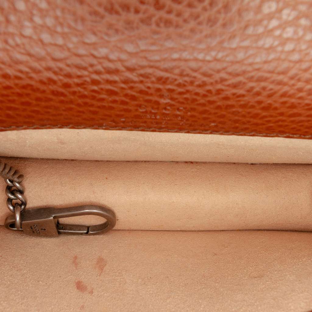 Gucci Mini GG Denim Dionysus Crossbody Blue Denim Good condition - Model View