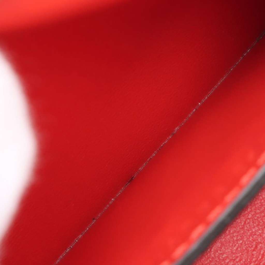 Fendi Mini Leather Selleria Baguette Satchel Red Leather Good condition - Model View