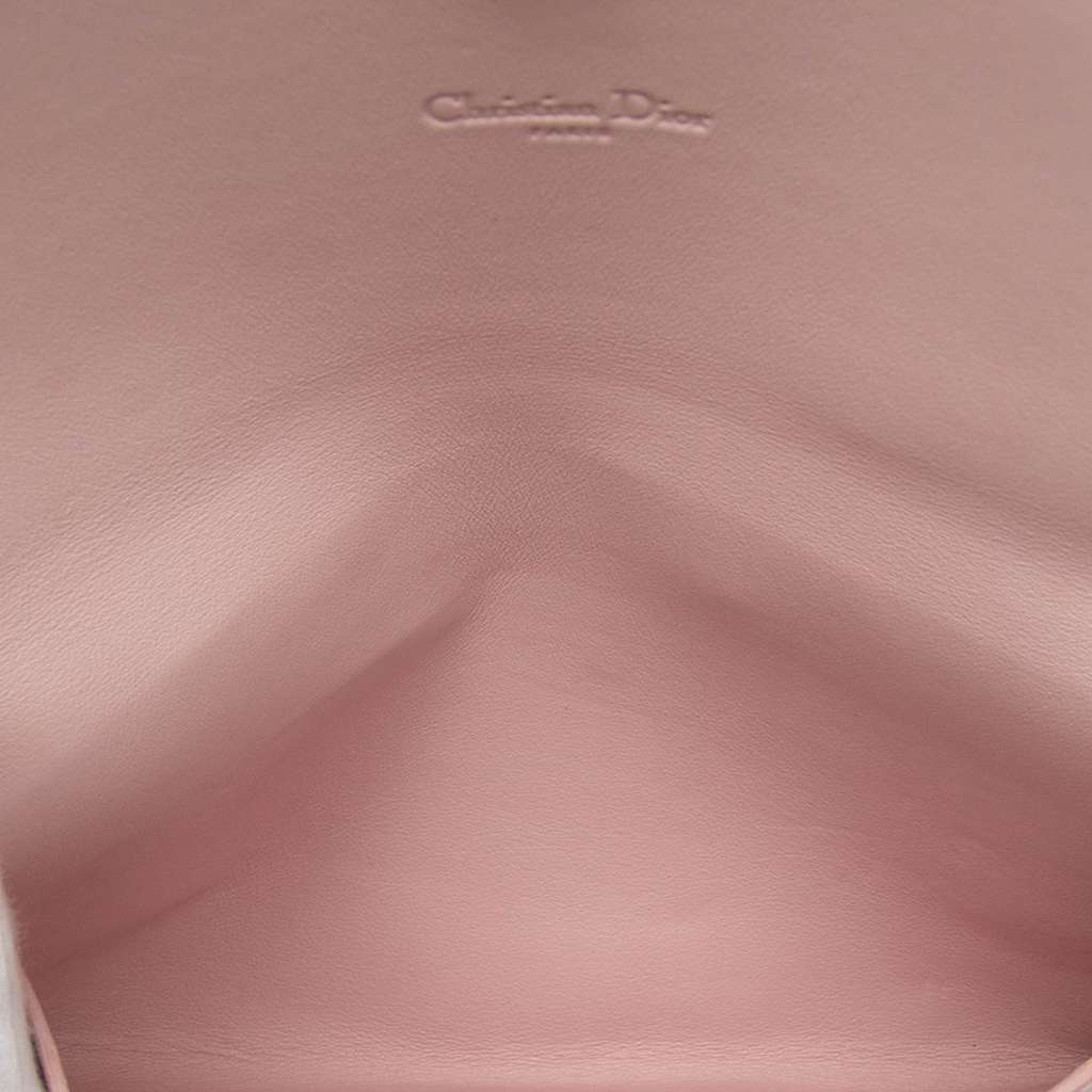 Dior Calfskin Envelope Clutch Pink Leather Good condition - Model View